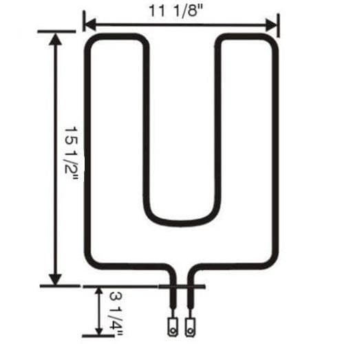 SD5303051140 5303051140-broil-element-2950w