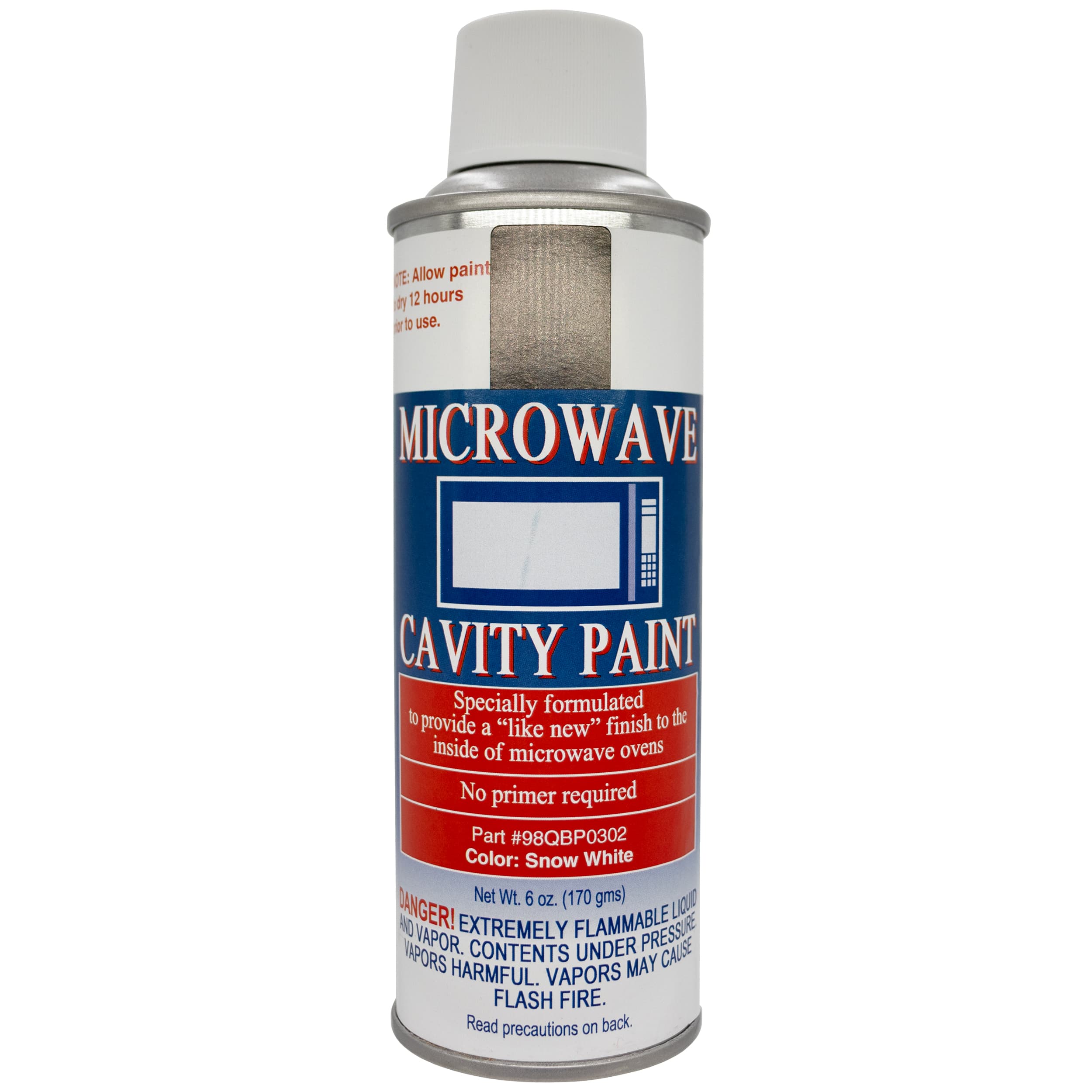 This is Supplying Demand 6 oz. Microwave Touch-Up Paint in Snow White