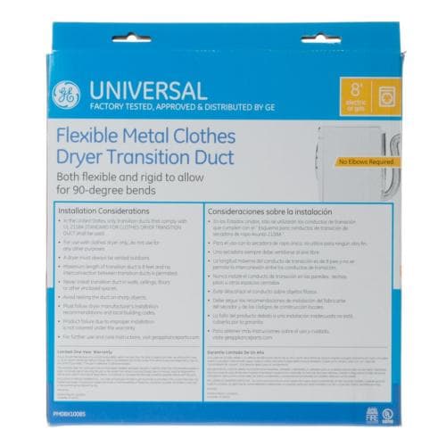 SDPM08X10085 pm08x10085-ap6031823-dryer-duct