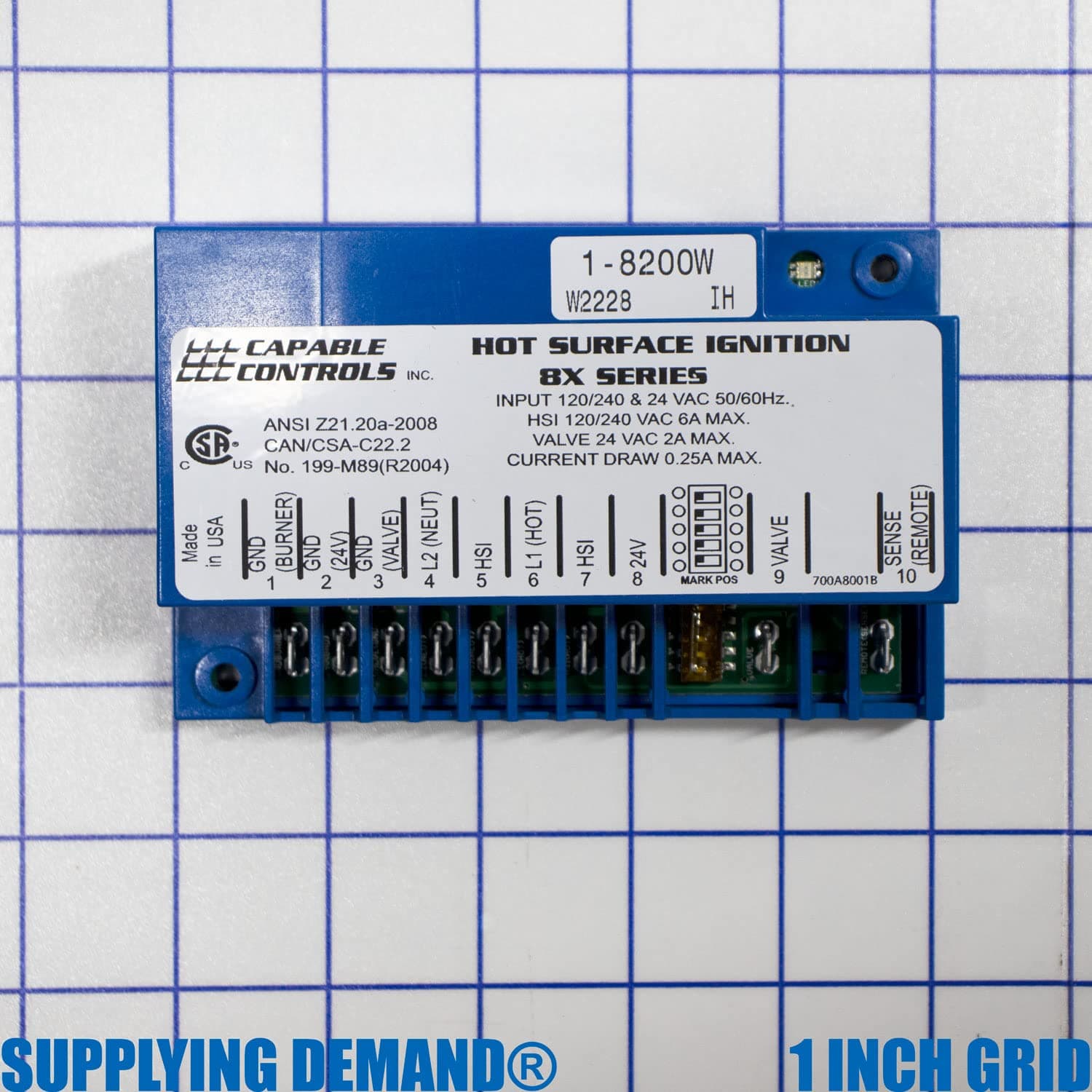 SDS8910U3000 s8910u3000-160129-hot-surface-ignition-module view 11