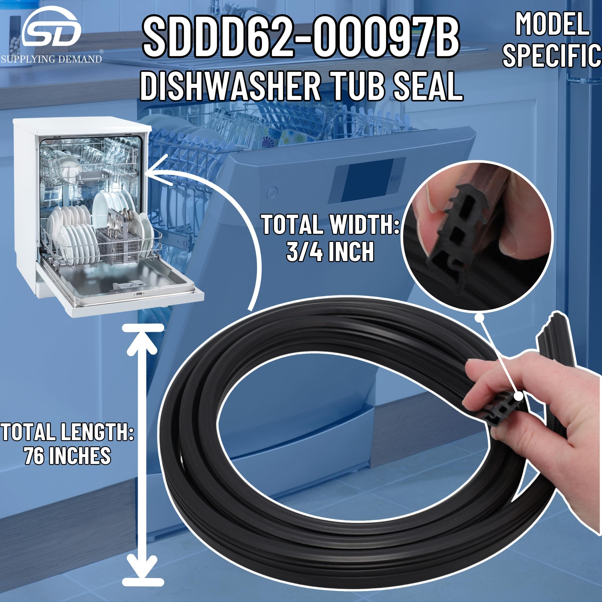 SDDD62-00097B dd62-00097b-ap5950085-dishwasher-tub-gasket view 71