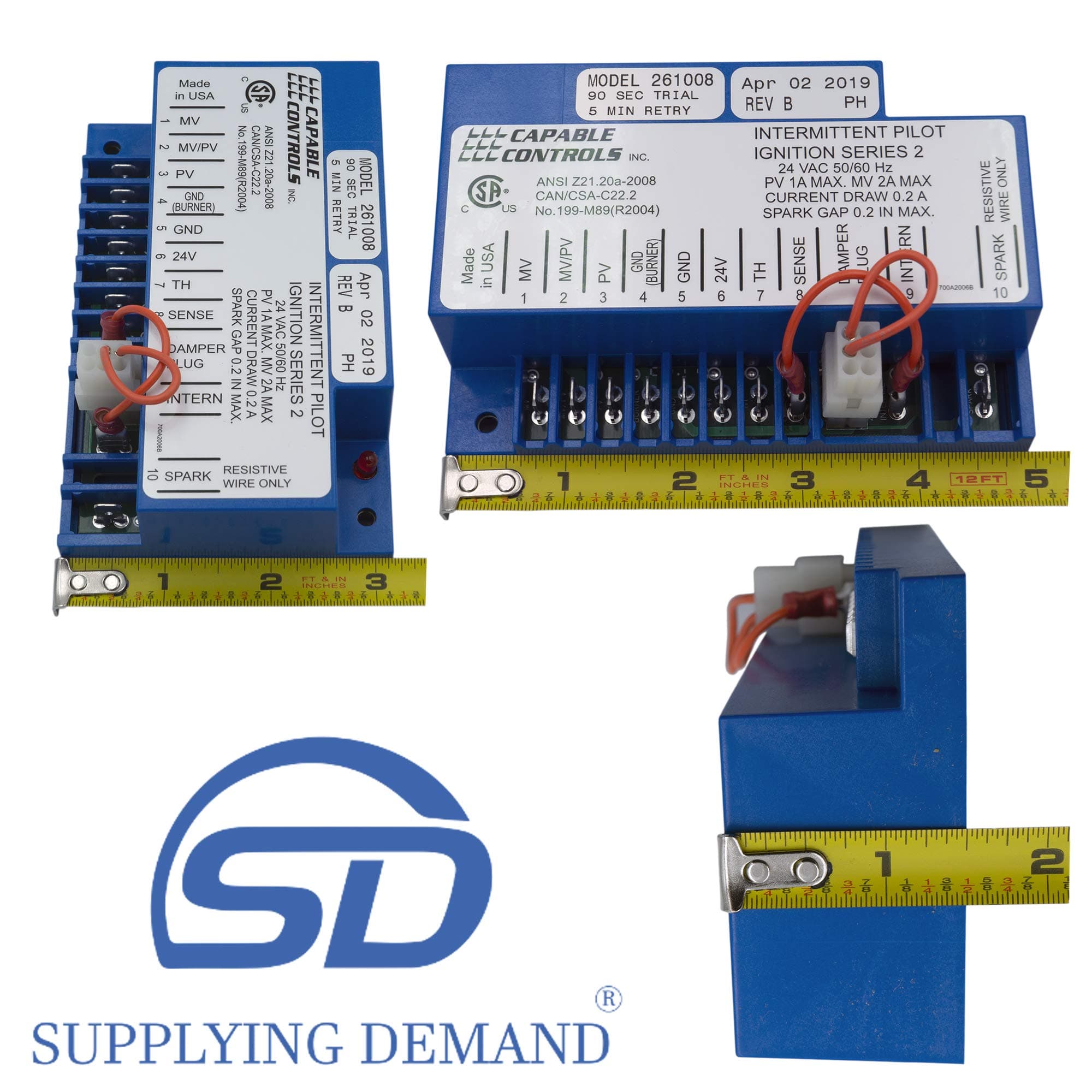 SDS8610U1003 s8610u1003-1003-furnace-pilot-ignition-control-module view 11