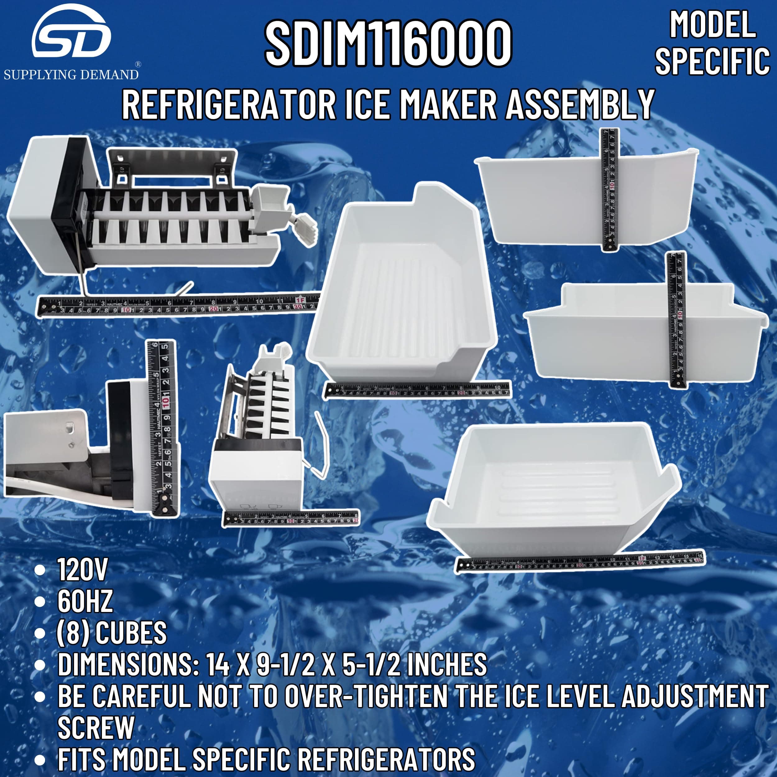 SDIM116000 im116000-218736300-refrigerator-ice-maker-assembly view 41